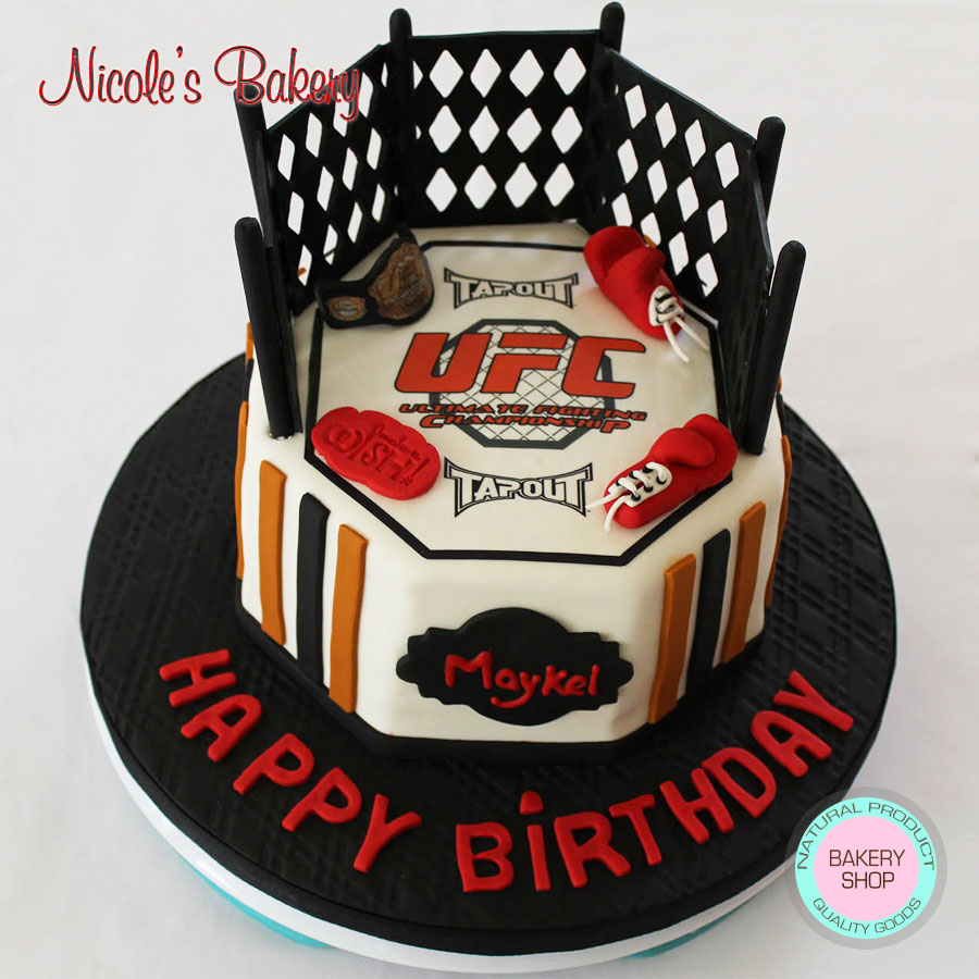 Ufc Themed Cake