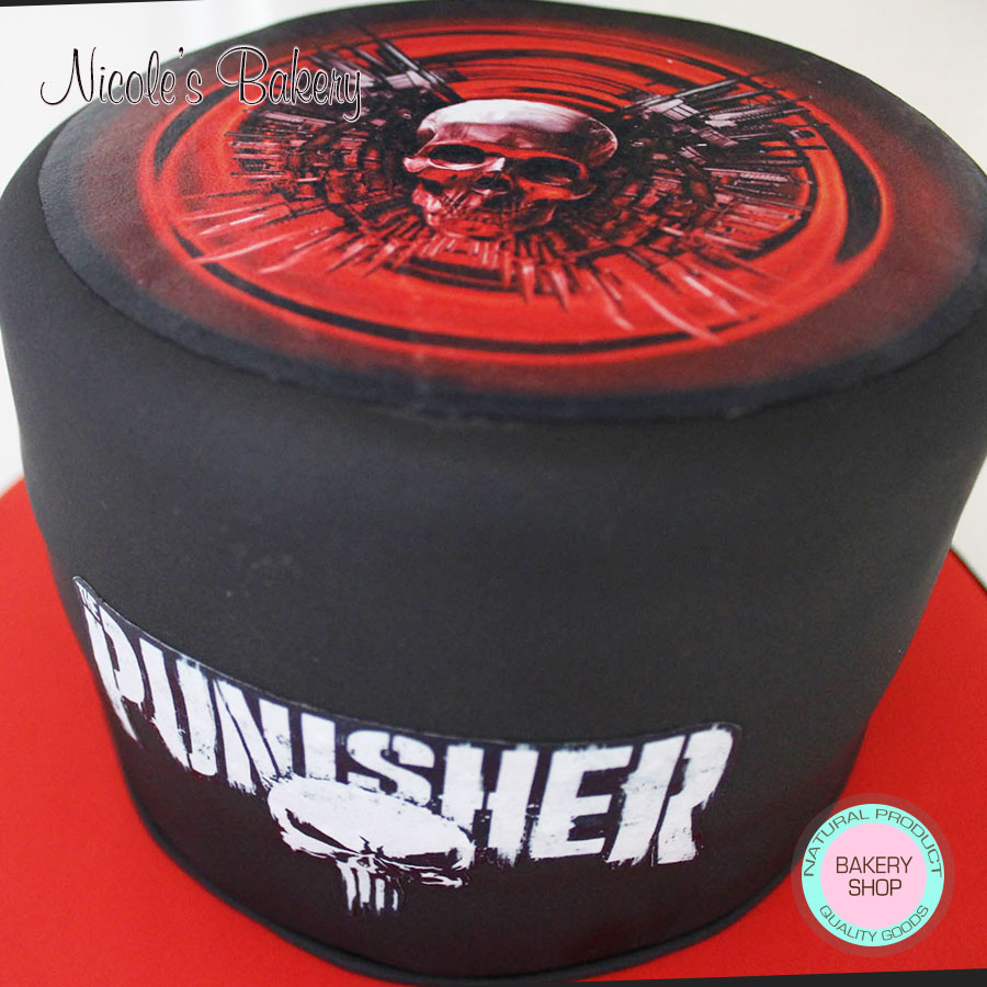 The Punisher cake  Amazing cakes, Cake, Desserts