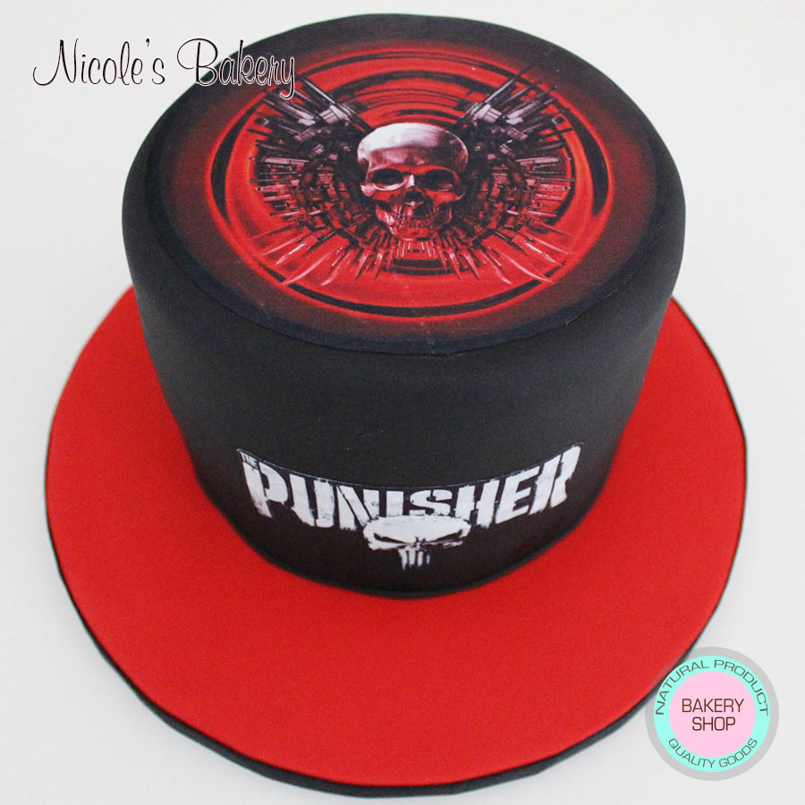 The Punisher cake  Amazing cakes, Cake, Desserts