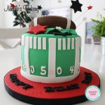 Football themed Cake