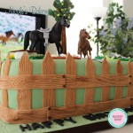 Cake with Horses