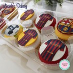 Beautiful Barcelona themed cupcakes