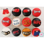 UFC Themed Cupcakes