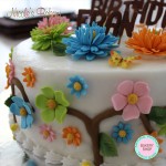 Buttercream Cake, Flowers Design by Nicole's Bakery