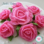 Cake Buttercream Frosting and Roses