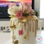 Gold Drip Cake