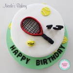 Tennis Themed Cake