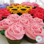 Pull Apart Cupcake Cake - Flowers arrangement