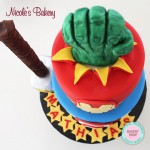 Incredible avengers cake