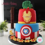 Incredible avengers cake