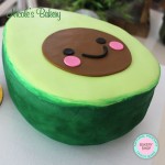 Avocado Cake Smiling