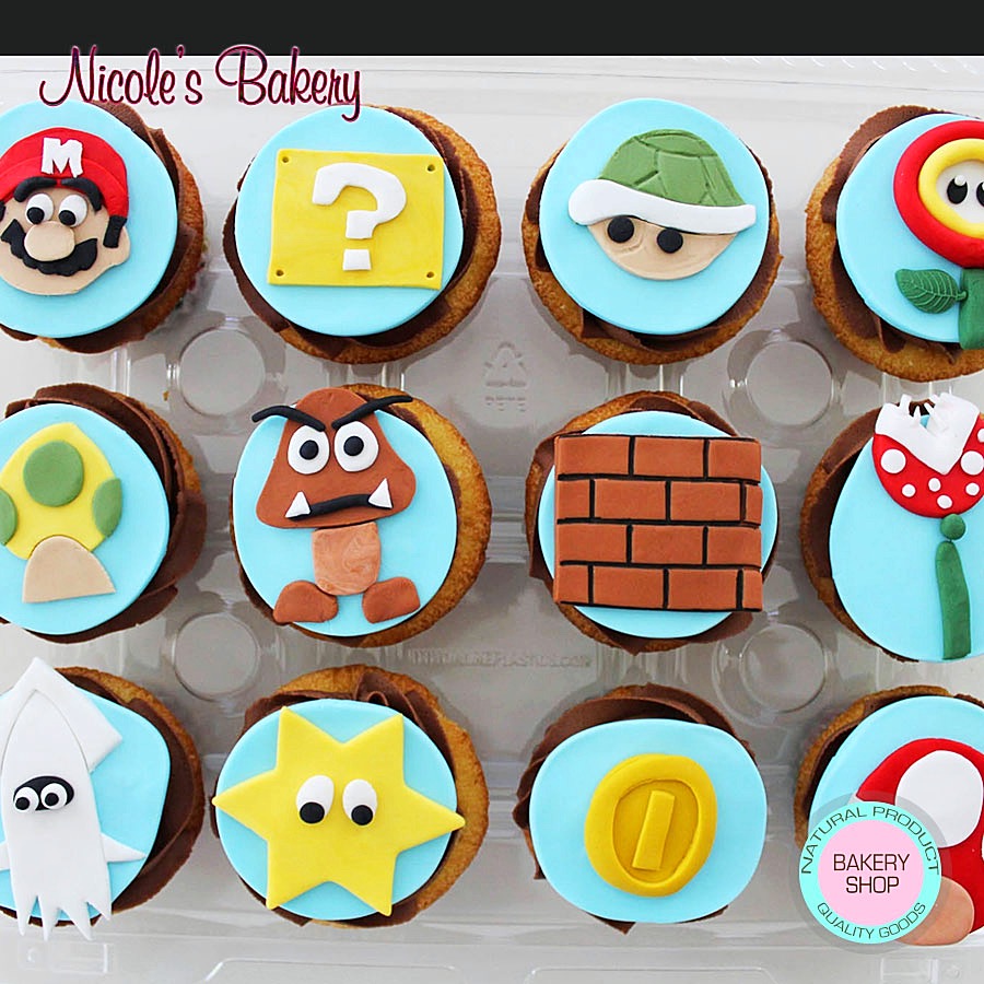 Super Mario Bros Cupcakes